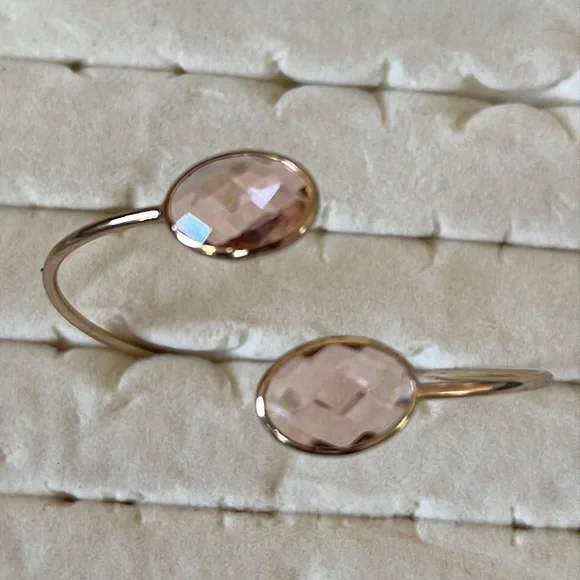 Vintage Neiman Marcus crystal and cuff bracelet - Picture 3 of 3